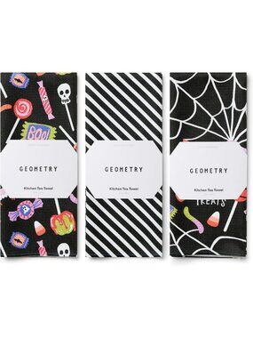 Set of 3 Halloween Geometry Treats - Fun Party Favors & Decorations